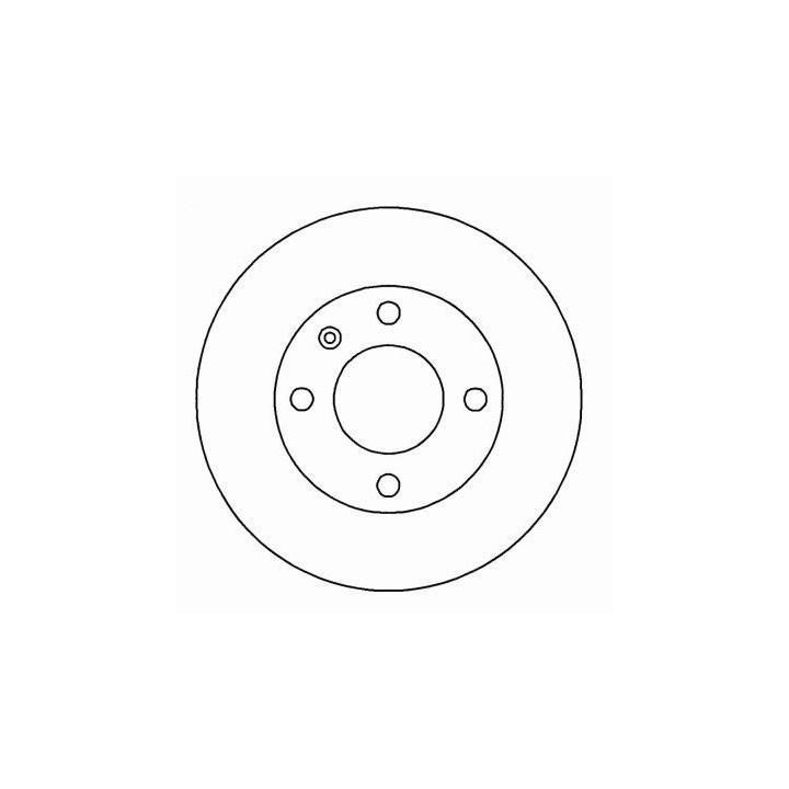 Brake disc ABS 15771
