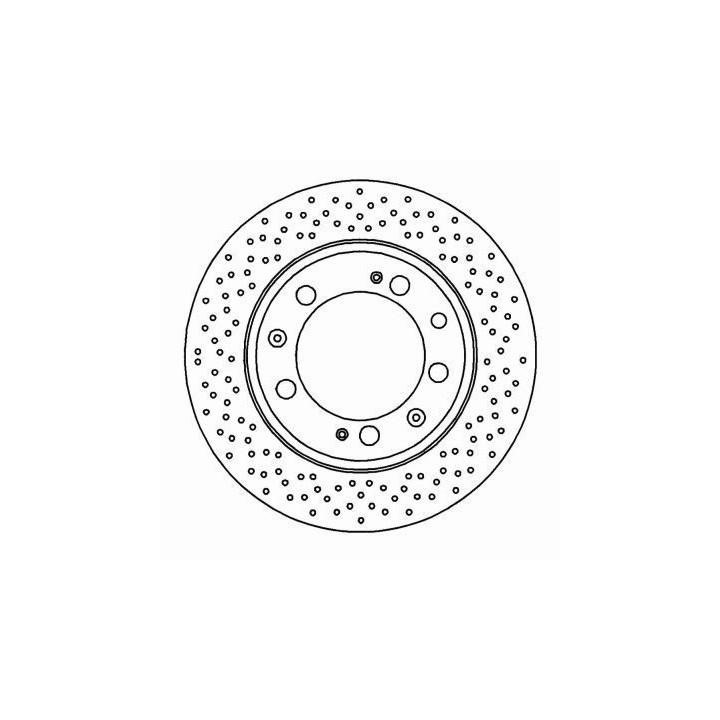 ABS 16492 Rear ventilated brake disc 16492