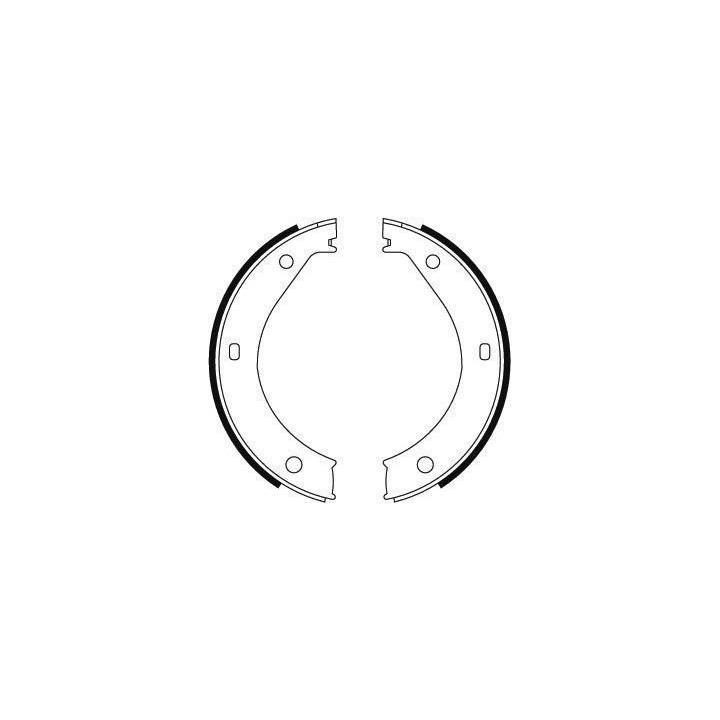 ABS 8805 Parking brake shoes 8805