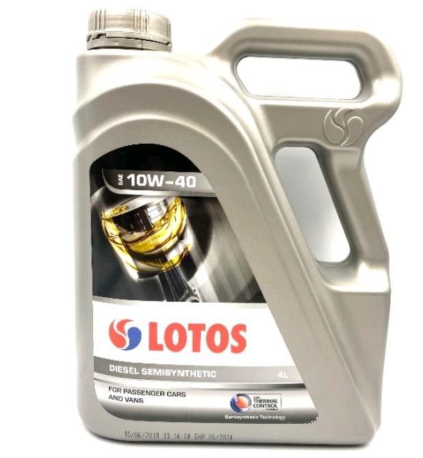 Lotos WF-K405M20-0H0 Engine oil Lotos Diesel Semisynthetic 10W-40, 4L WFK405M200H0