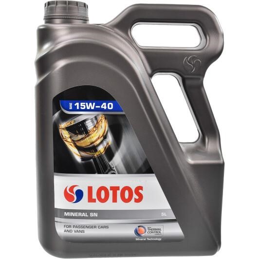 Lotos WF-K505J90-0H1 Engine oil Lotos Mineral 15W-40, 5L WFK505J900H1