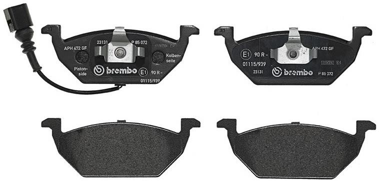 Brembo P 85 072 Brake Pad Set, disc brake P85072