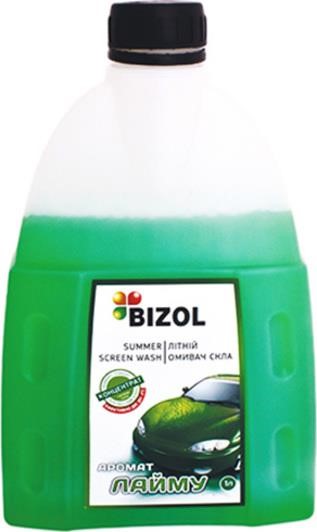 Bizol B1355 Summer windshield washer fluid, concentrate, 1:3, Lime, 1l B1355