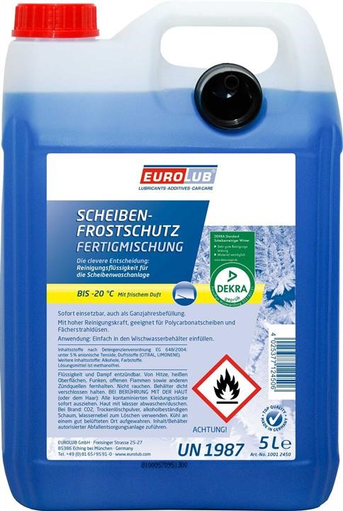 Eurolub 10012450 Windshield washer fluid Eurolub Scheibenfrostschutz -Fertigmischung - Blau, winter, -20°C, 5l 10012450