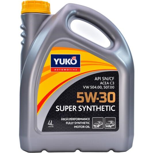 Yuko 4820070245660 Engine oil Yuko Super Synthetic C3 5W-30, 4L 4820070245660