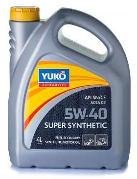 Yuko 4820070244861 Engine oil Yuko Super Synthetic 5W-40, 4L 4820070244861