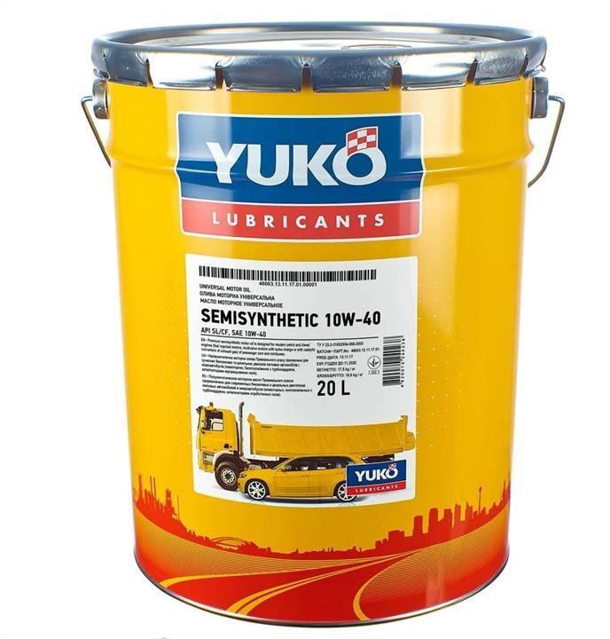 Yuko 4820070240238 Engine oil Yuko Semisynthetic 10W-40, 20L 4820070240238