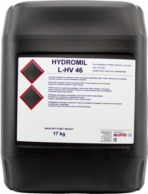 Lotos WH-P701Y60-000 Hydraulic oil Lotos HYDROMIL SUPER L-HV 46, 20l WHP701Y60000