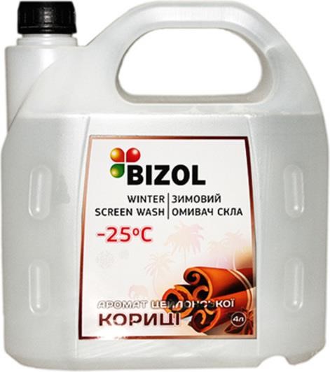Bizol 1271 Winter windshield washer fluid, -25°C, Ceylon cinnamon, 4l 1271