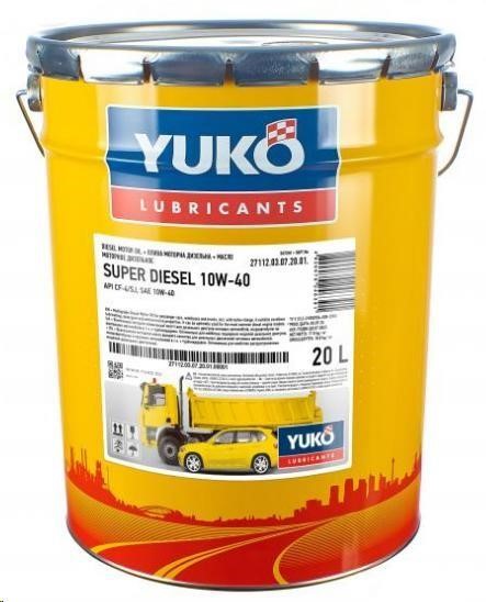 Yuko 4820070246391 Engine oil Yuko Super Diesel 10W-40, 20L 4820070246391