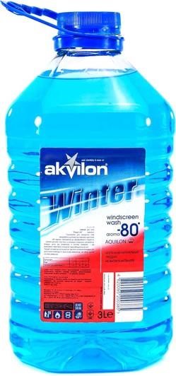 Akvilon 4820095200385 Winter windshield washer fluid, concentrate, -80°C, 3l 4820095200385