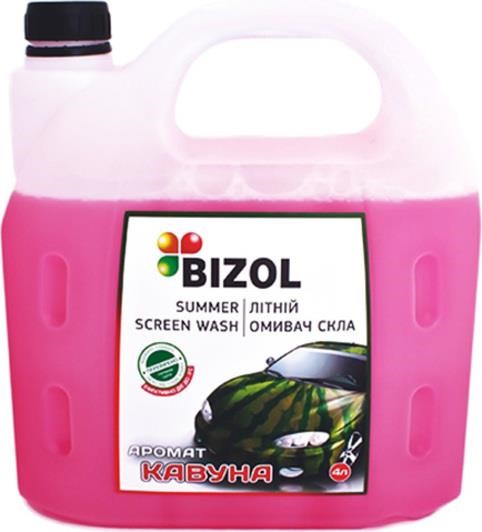 Bizol 1356 Summer windshield washer fluid, Watermelon, 4l 1356