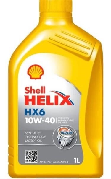 Shell 550053775 Engine oil Shell Helix HX6 10W-40, 1L 550053775