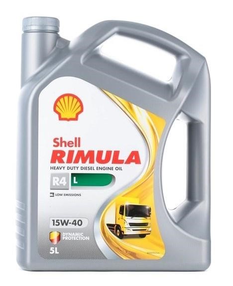 Shell 550047337 Engine oil SHELL HELIX RIMULA R4 L 15W-40, API SN/CK-4, ACEA E7/E9, 5L 550047337
