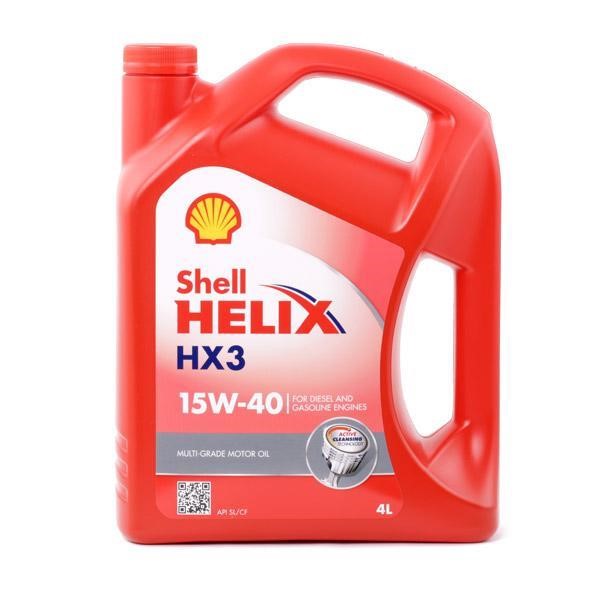 Shell 550039926 Engine oil Shell Helix HX3 15W-40, 4L 550039926