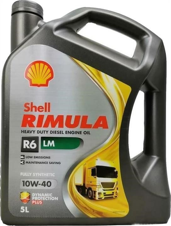 Shell 550054436 Engine oil SHELL HELIX RIMULA R6 LM 10W-40, API CI-4, ACEA E6/E9, 5L 550054436