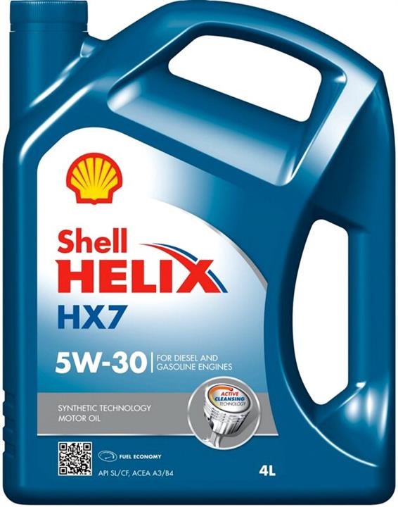 Shell 550040004 Engine oil Shell Helix HX7 5W-30, 4L 550040004