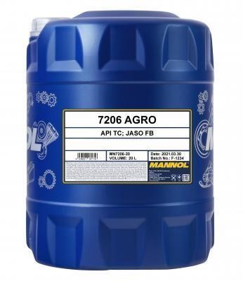 Mannol MN7206-20 Motor oil MANNOL 7206 2-Takt Agro API TC, JASO FB, 20 l MN720620