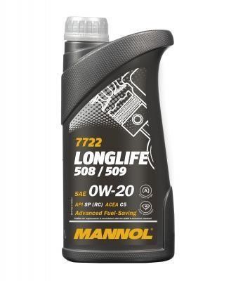 Mannol MN7722-1 Engine oil Mannol 7722 Longlife 508/509 0W-20, 1L MN77221