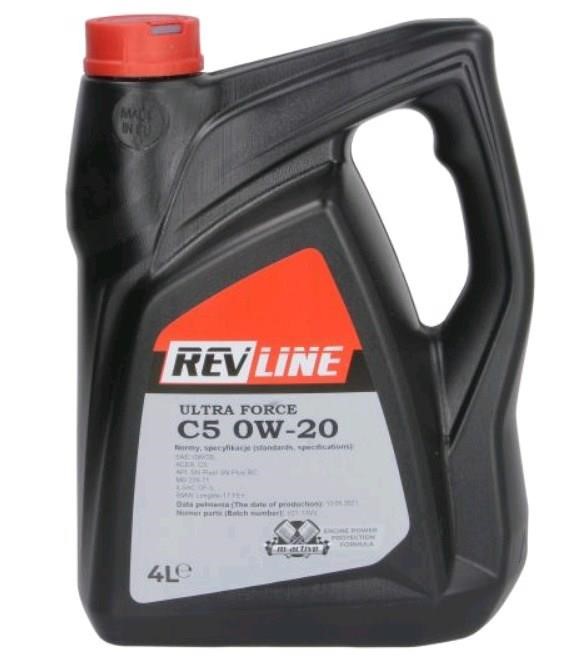 5901797937799 Revline Motor oil Revline Ultra Force C5 0W-20, 4 l