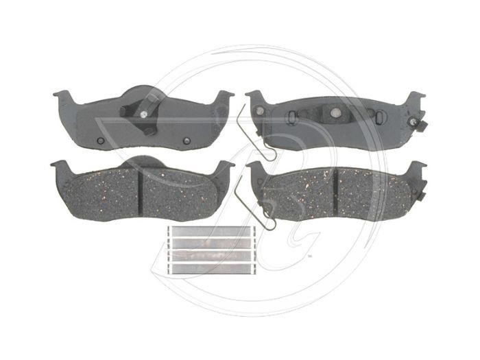 Raybestos PGD1041C Rear disc brake pads, set PGD1041C