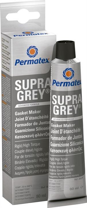 35134 Permatex Gasket Sealant, Silicone, High Temp, Grey, 80 ml