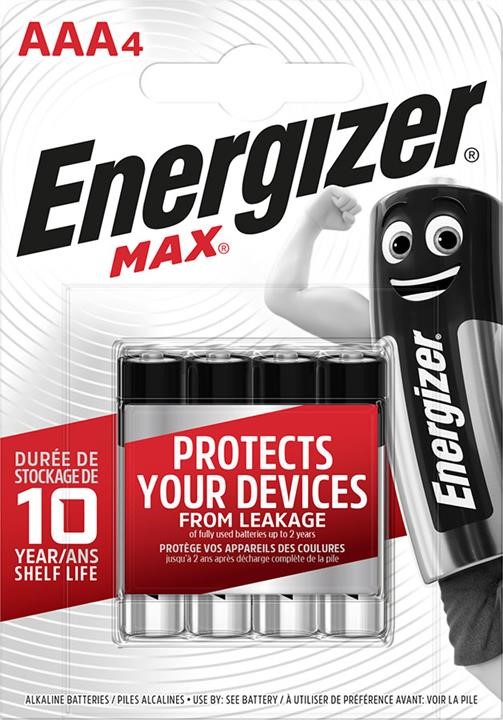 E301532000 Energizer Battery Energizer Max AAA, 4 pcs.