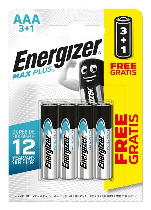 E301321902 Energizer Battery Energizer Max Plus AAA, 4 pcs.