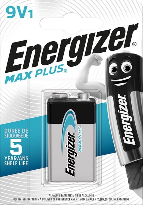 E301323300 Energizer Battery Energizer Max Plus 9V, 1 pcs.