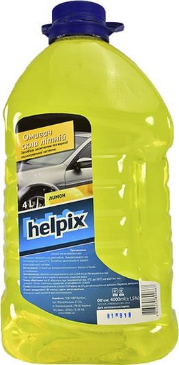 Helpix 4823075800667 Summer windshield washer fluid, Lemon, 4l 4823075800667