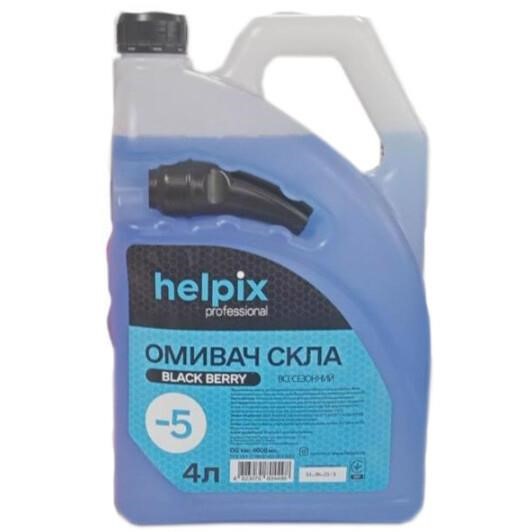 Helpix 4823075804498 All-season windshield washer fluid, -5°C, Blackberry, 4l 4823075804498