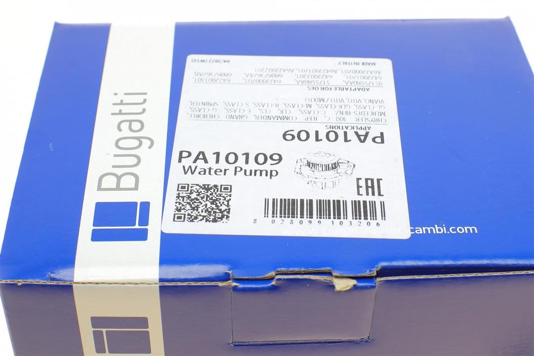 Bugatti Water pump – price 255 PLN