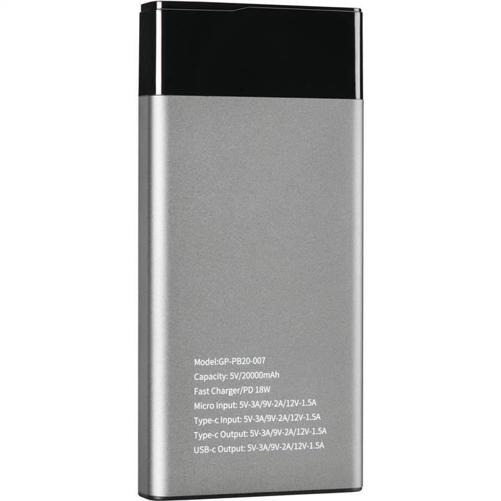 Gelius Additional battery Gelius Pro Edge (V2PD) GP-PB20-007 20000mAh 2.1A Gray (12 months) – price