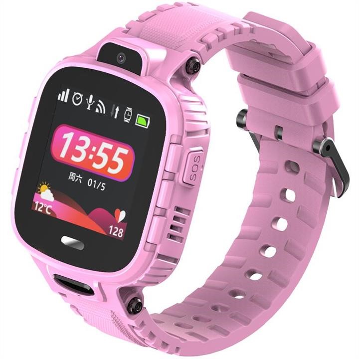 Gelius 00000074406 Children's smart watch with GPS tracker Gelius Pro GP-PK001 (PRO KID) Pink (12 months) 00000074406