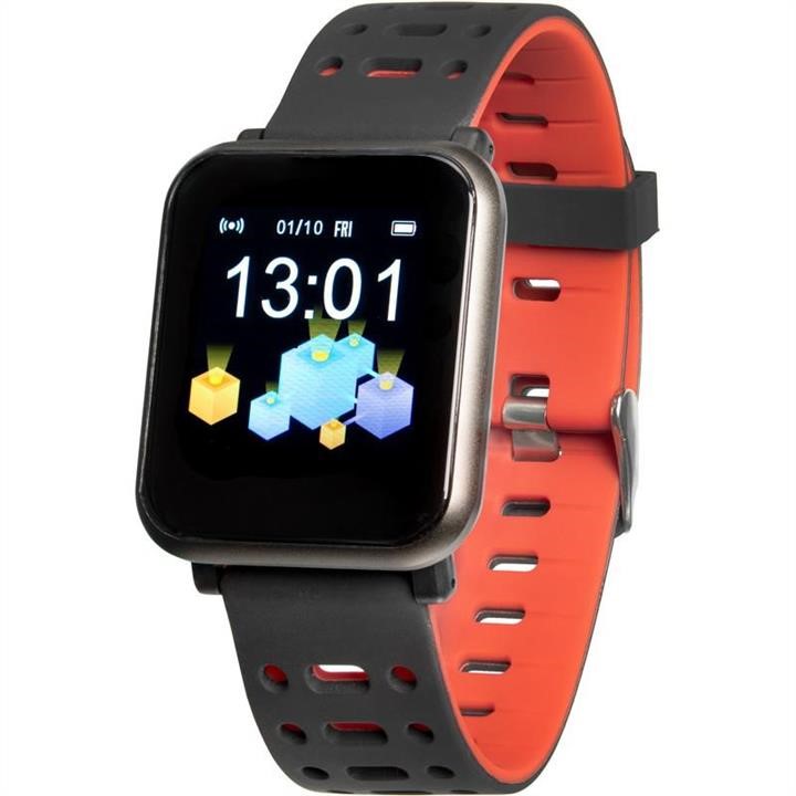 Gelius 00000077629 Smart Watch Gelius Pro GP-CP11 Plus (AMAZWATCH 2020) (IP68) Black/Red 00000077629