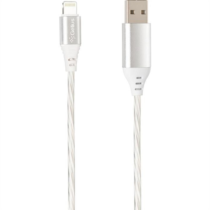 Gelius USB Cable Gelius Pro LED RGB GP-UC06i Lightning Silver – price