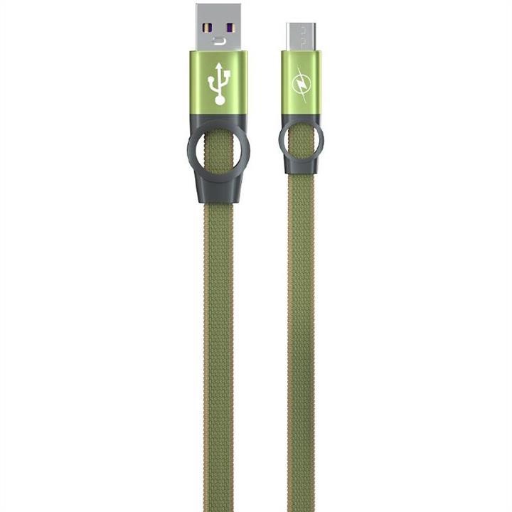 Gelius 00000078633 USB Cable Gelius Pro Flexible 2 GP-UC07m MicroUSB Pine Green (12 months) 00000078633
