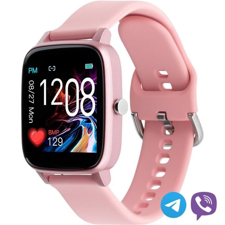 Gelius 00000081397 Smart Watch Gelius Pro iHealth (IP67) Light Pink (12 months) 00000081397