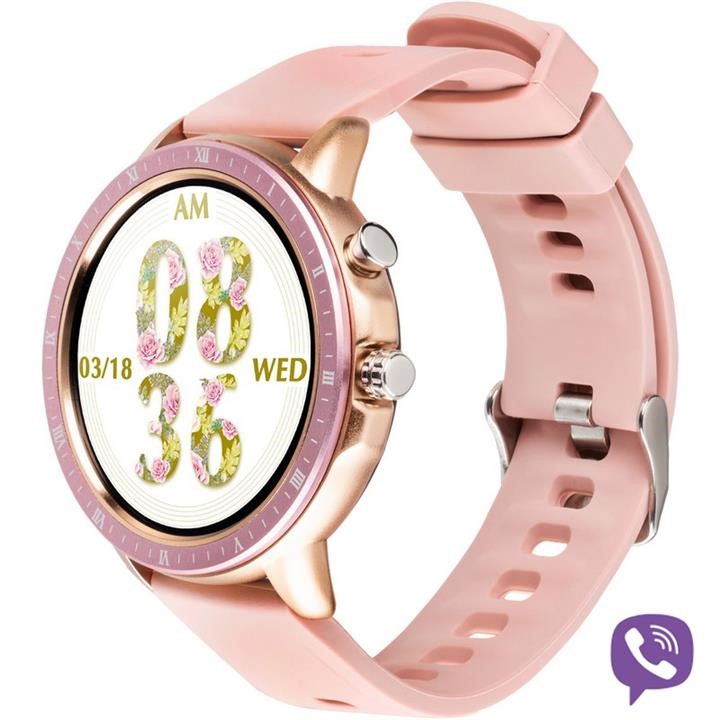Gelius 00000081847 Smart Watch Gelius Pro GP-SW005 (NEW GENERATION) (IPX7) Pink/Gold (12 months) 00000081847