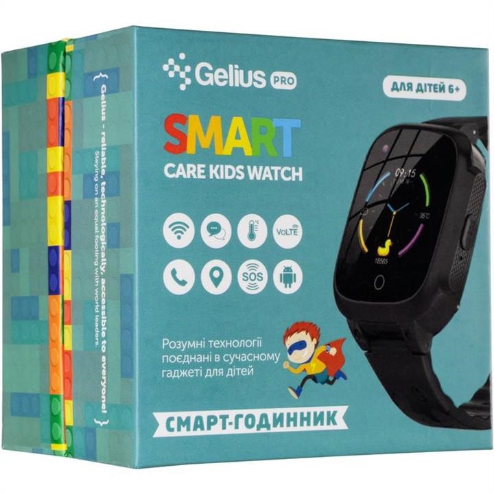 Gelius Children&#39;s smart watch with GPS tracker Gelius Pro Care GP-PK004 (LTE&#x2F;VoLTE&#x2F;Temperature control) Pink (12 months) – price