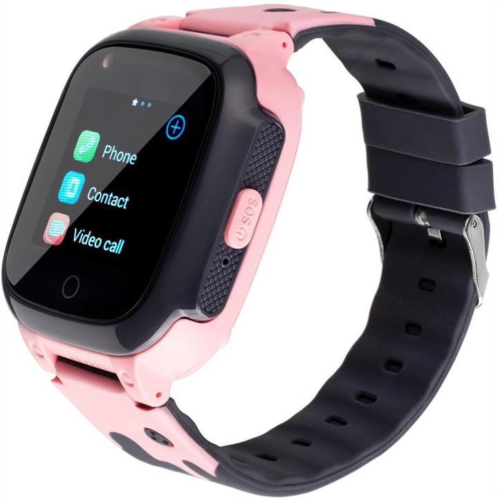 Gelius Children&#39;s smart watch with GPS tracker Gelius Pro Care GP-PK004 (LTE&#x2F;VoLTE&#x2F;Temperature control) Pink (12 months) – price