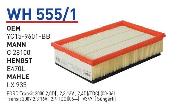 Wunder WH-555/1 Air filter WH5551