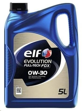 Elf 2225542 Engine oil Elf Evolution Full-Tech FDX 0W-30, 5L 2225542