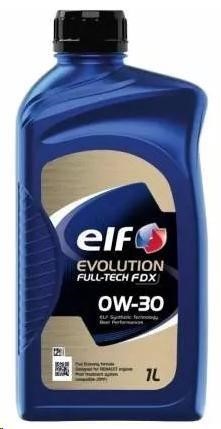 Elf EVO FULLTECH FDX 0W30 1L Engine oil Elf Evolution Full-Tech FDX 0W-30, 1L EVOFULLTECHFDX0W301L
