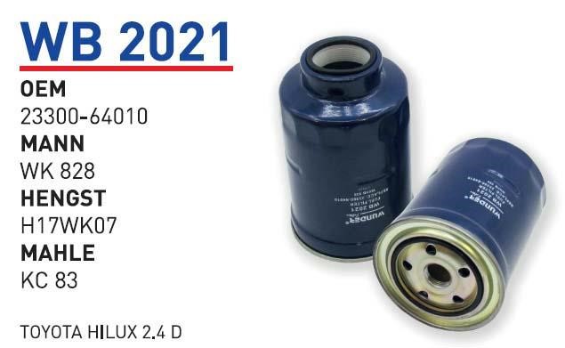 Wunder WB 2021 Fuel filter WB2021