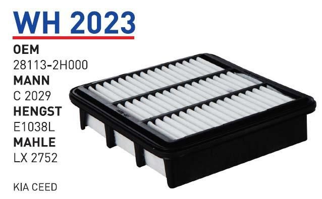 Wunder WH 2023 Air filter WH2023