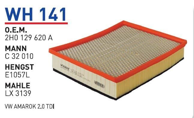 Wunder WH 141 Air filter WH141