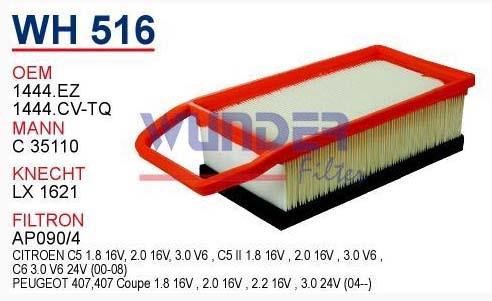 Wunder WH 516 Air filter WH516