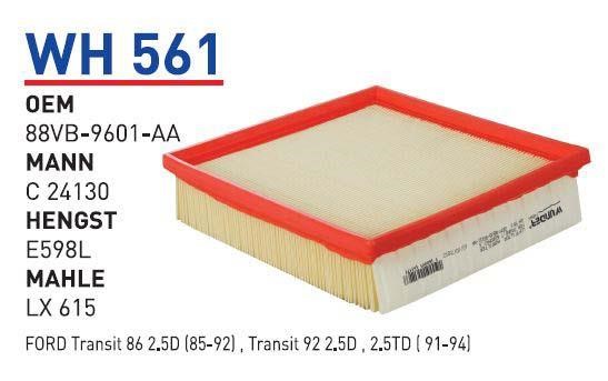 Wunder WH 561 Air filter WH561