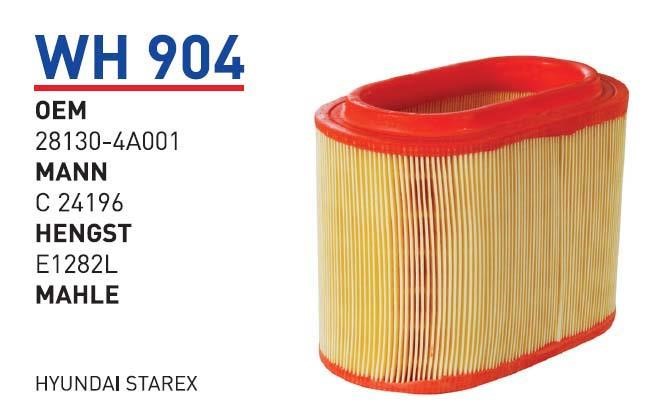 Wunder WH 904 Air filter WH904